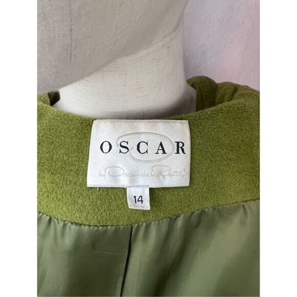 Vintage 1990s Plus Size Oscar de La Renta Wool Blend Overcoat - Picture 12 of 13